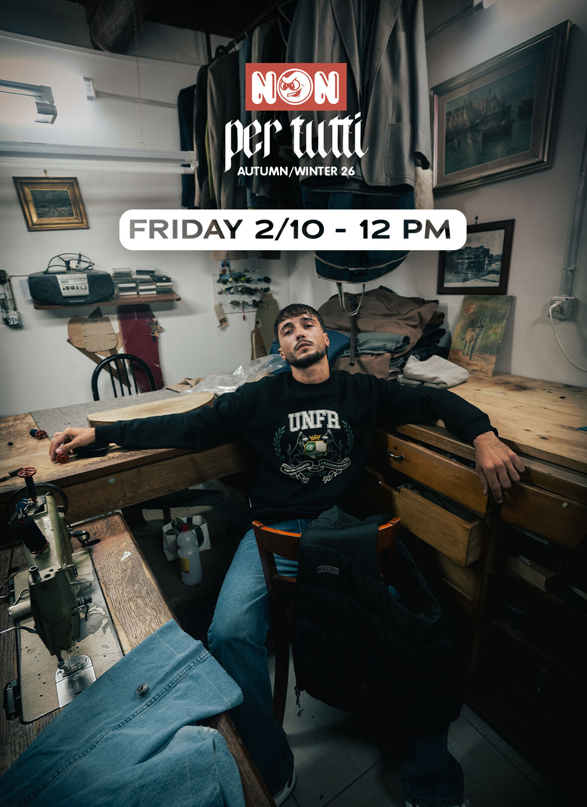 FRIDAY 2/10 - 12 PM: NON PER TUTTI - A/W26