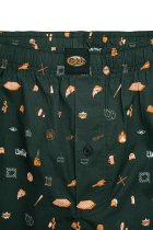 Multiple Logo Boxershorts Black 2 Pack