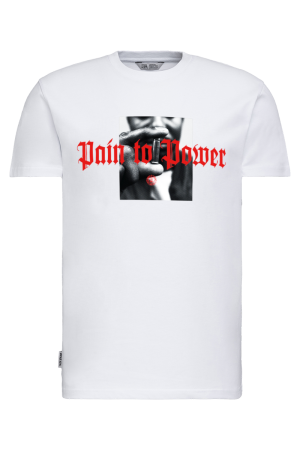 Pain to Power T-Shirt White