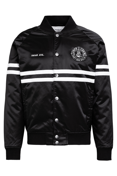 DMWU Satin College Jacket Black