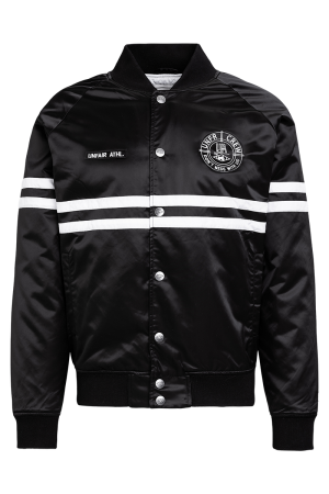DMWU Satin College Jacket Black