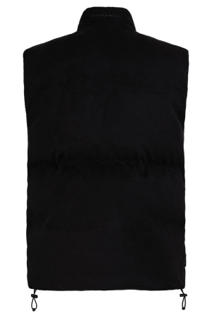 Peached DMWU Puffer Vest Black
