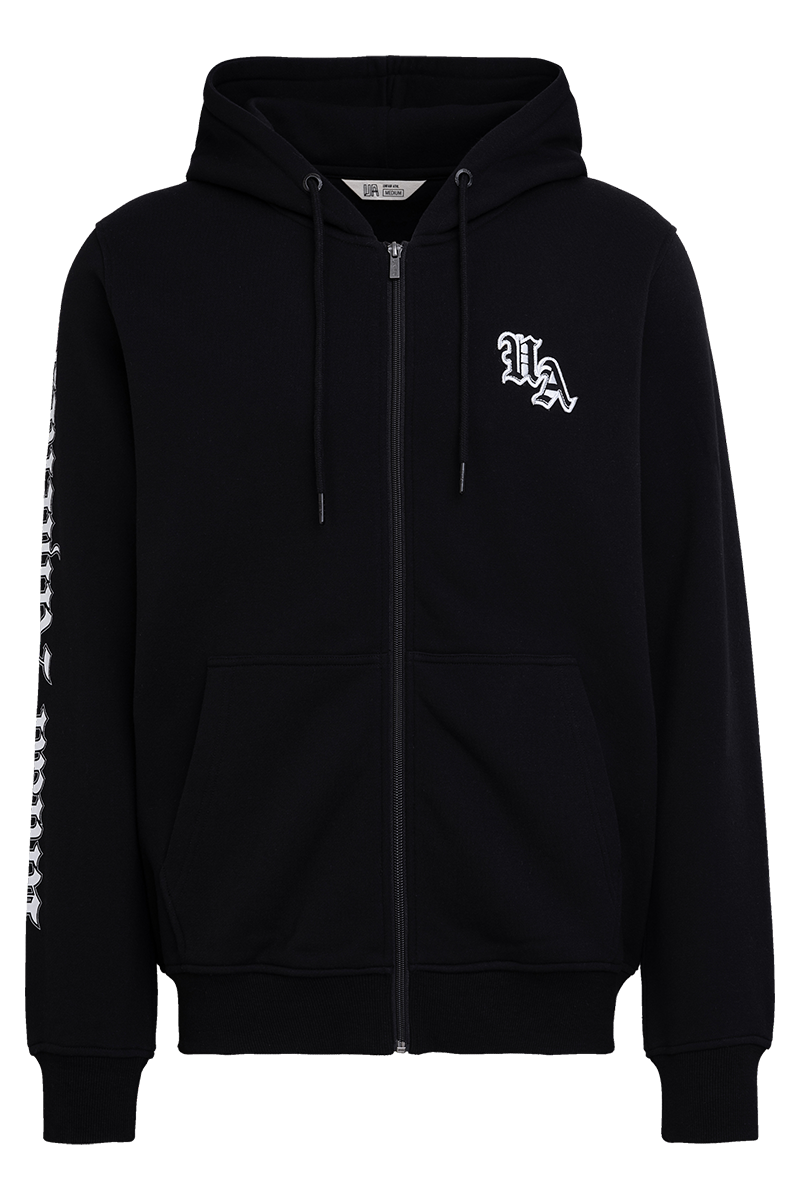 Backyard Zip Hoodie Black