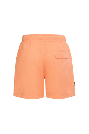 Curved Swim Shorts Peach