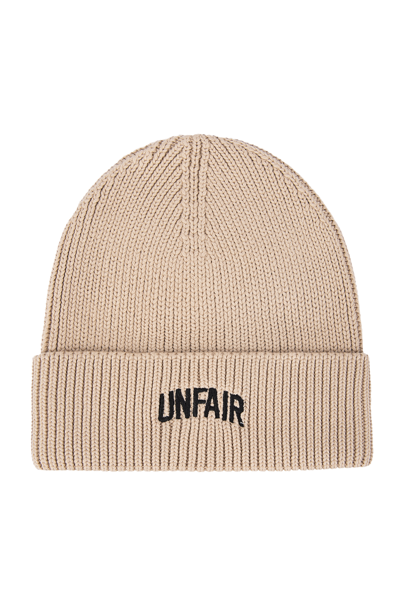 Unfair Organic Knit Beanie Beige