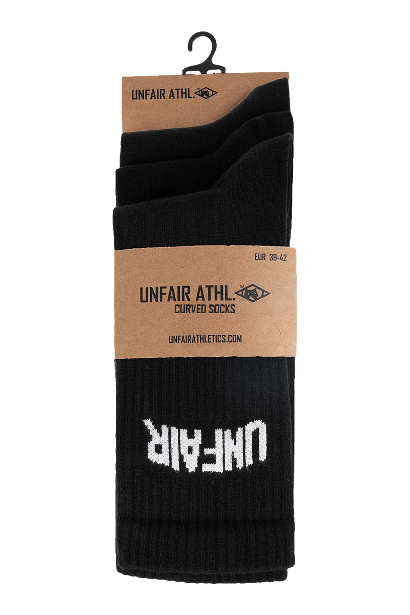 Unfair Socks Black (3 Pack)