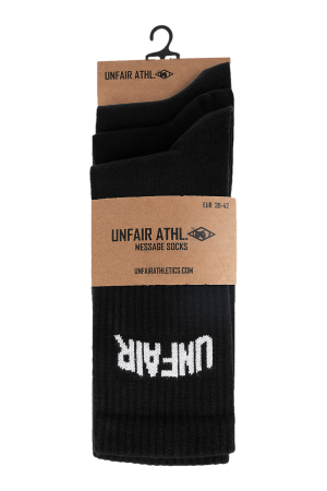 Unfair Socks Black (3 Pack)
