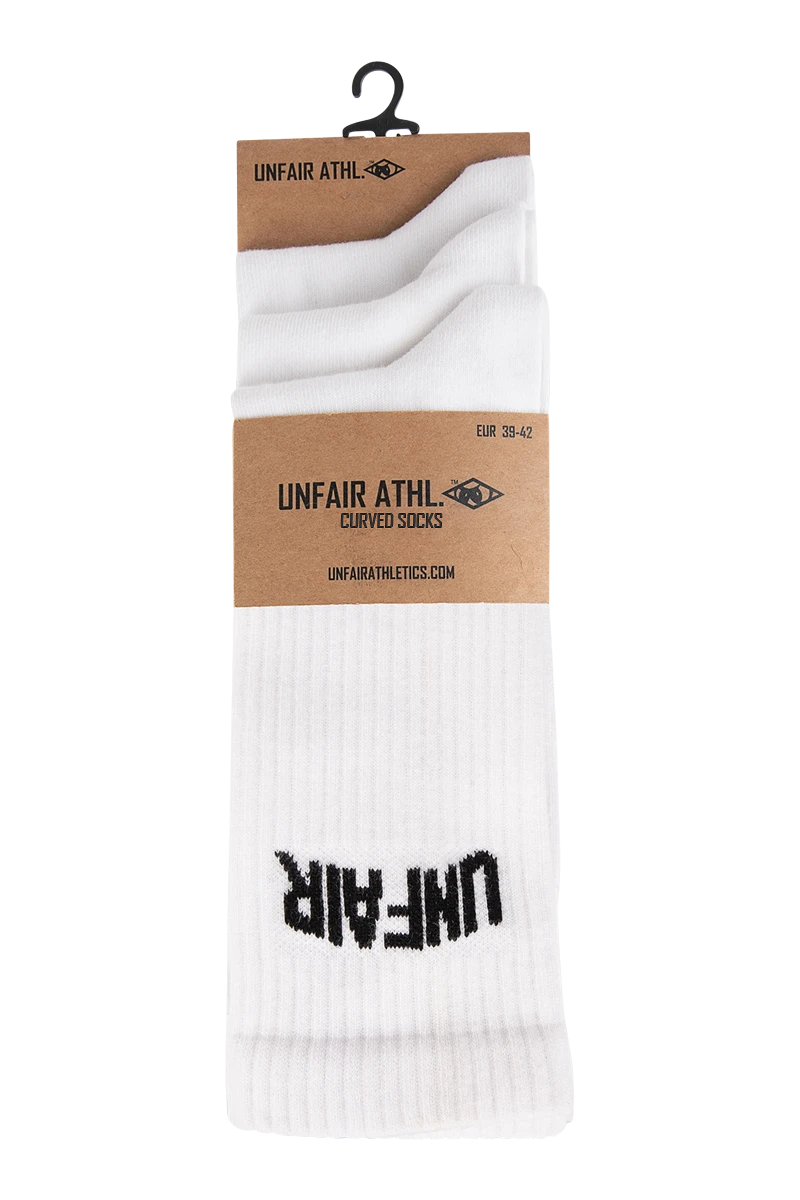 Unfair Socks White (3 Pack)