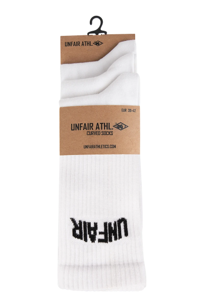 Unfair Socks White (3 Pack)
