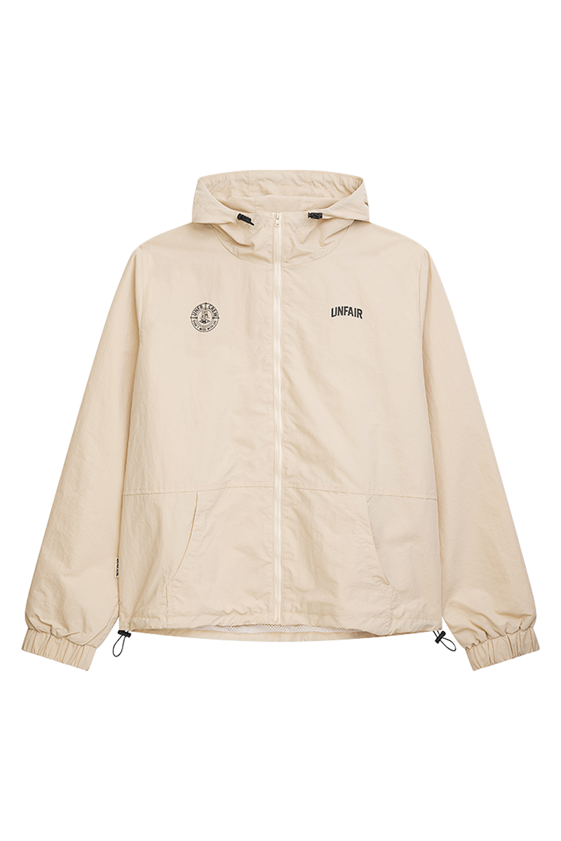 Two Sides Rainjacket Beige