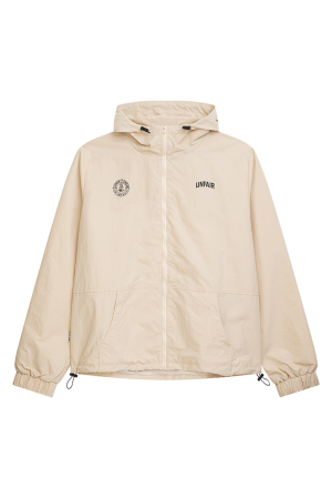 Two Sides Rainjacket Beige