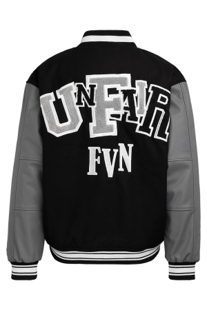 Unfair x FvN College Jacket Black