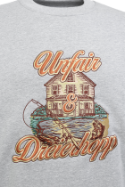 UA X DRHP Alte Schule Crewneck Grey Melange