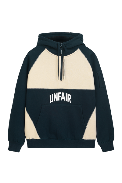 Unfair Ninja Zipper Navy/Cream