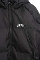 Curved Winter Jacket Black
