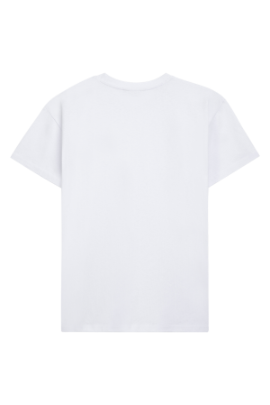 Classic Label Pocket Print T-Shirt White