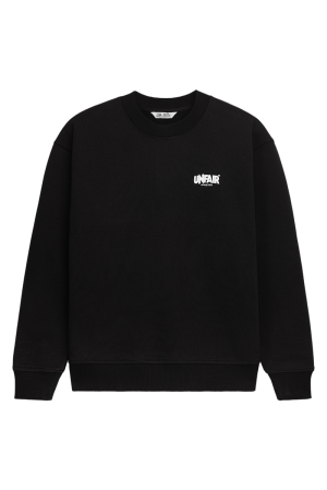 Classic Label Pocket Print DS Crewneck Black