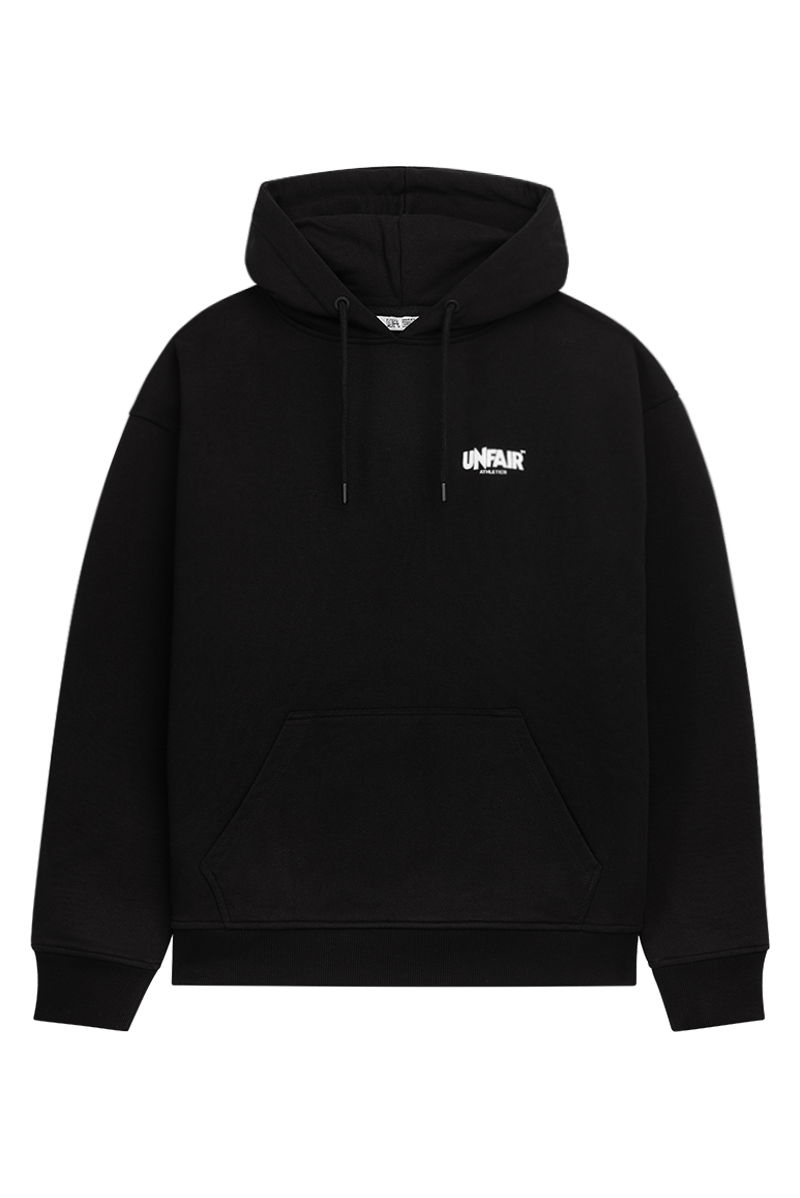 Classic Label Pocket Print DS Hoodie Black