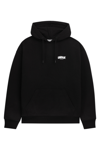 Classic Label Pocket Print DS Hoodie Black