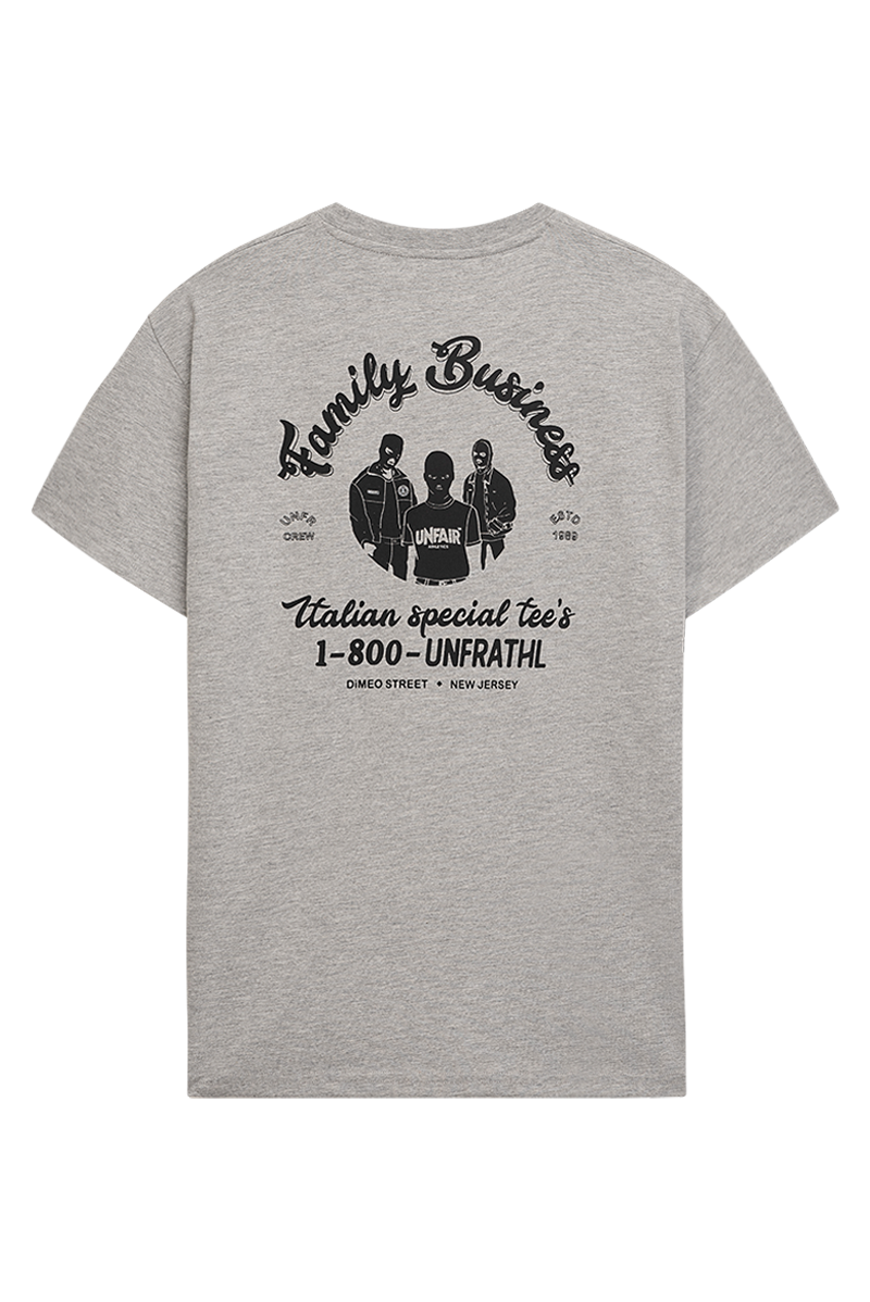 Family Business T-Shirt Grey Melange