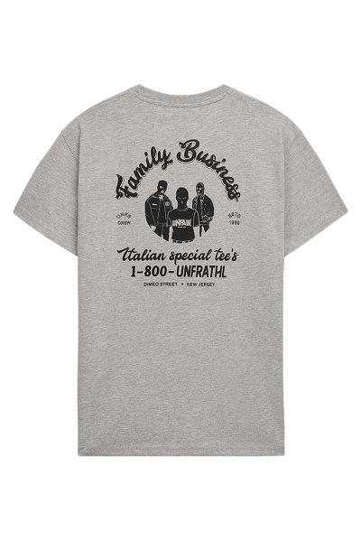 Family Business T-Shirt Grey Melange