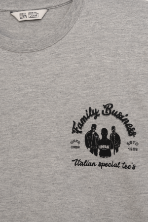 Family Business T-Shirt Grey Melange