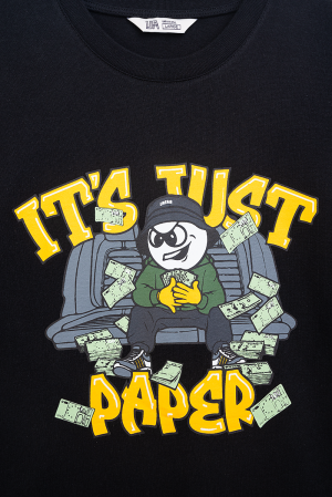 PB Paper Easy Fit T-Shirt Black