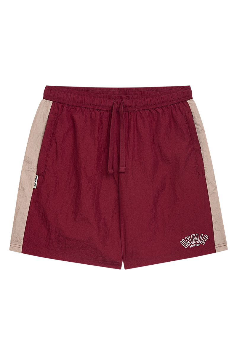 Elementary Crushed Shorts Burgundy