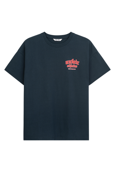 Inspired Easy Fit T-Shirt Navy