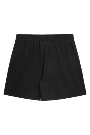 Classic Label Mesh Shorts Black