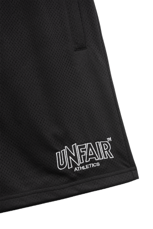 Classic Label Mesh Shorts Black