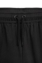 Classic Label Mesh Shorts Black