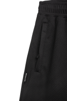 Classic Label Mesh Shorts Black