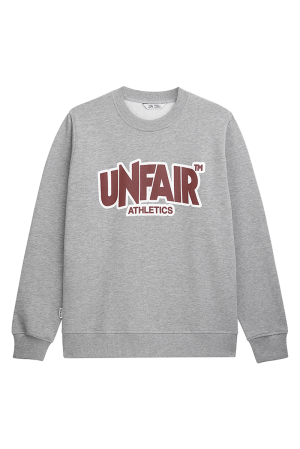 Classic Label College Crewneck Grey Melange