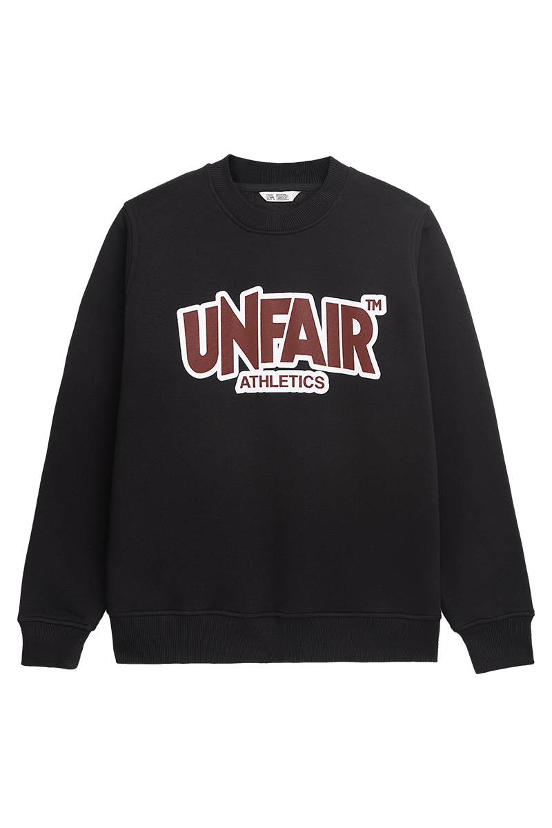 Classic Label College Crewneck Black