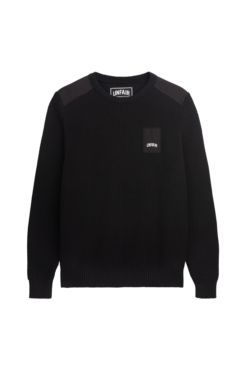 Unfair Patch Knitwear Black