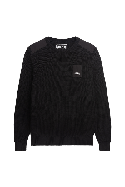 Unfair Patch Knitwear Black