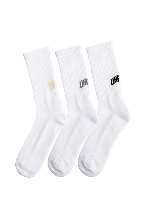 Curved Color Mix Socks (3 Pack)
