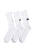 Curved Color Mix Socks (3 Pack)