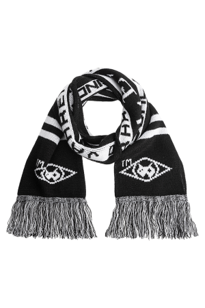 Unfair Football Scarf Black