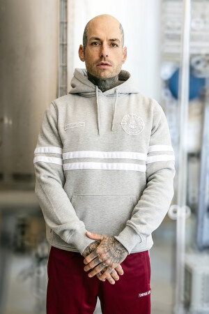 DMWU Hoodie Grey Melange