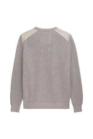 Unfair Patch Knitwear Stone Grey