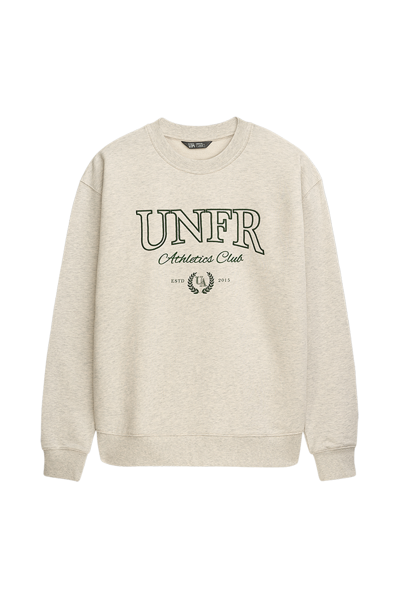 Athletics Club Crewneck Grey Melange