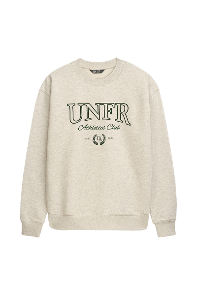 Athletics Club Crewneck Grey Melange