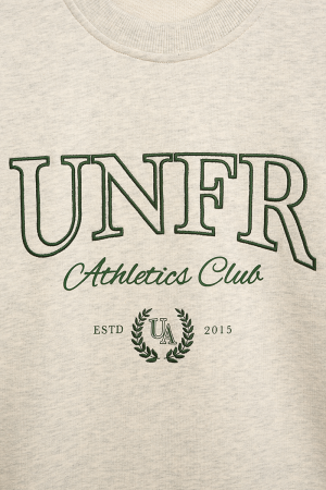 Athletics Club Crewneck Grey Melange