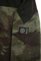 Fabric Mix Fleece Jacket Camo