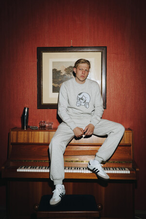 PB Crossstitch Crewneck Grey Melange