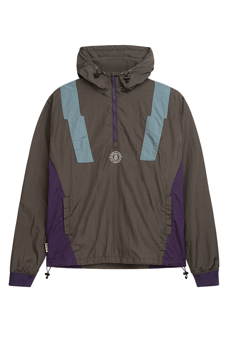 DMWU Crushed Nylon Anorak Graphite