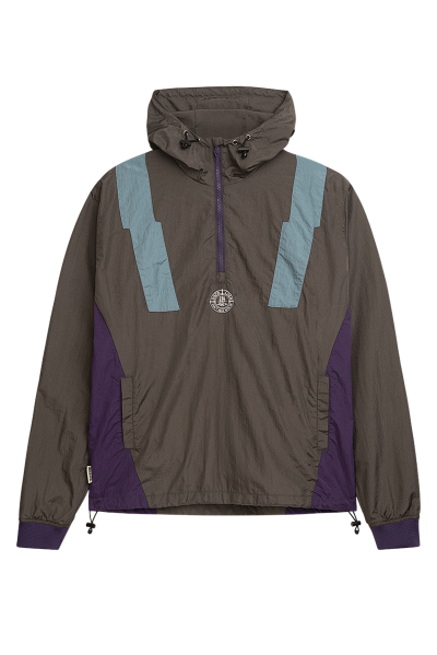 DMWU Crushed Nylon Anorak Graphite