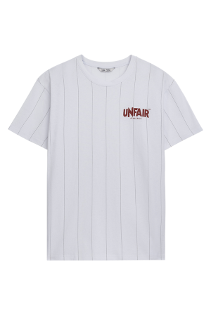 Classic Label Pinstripes T-Shirt White